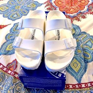Birkenstock white water shoes size 39